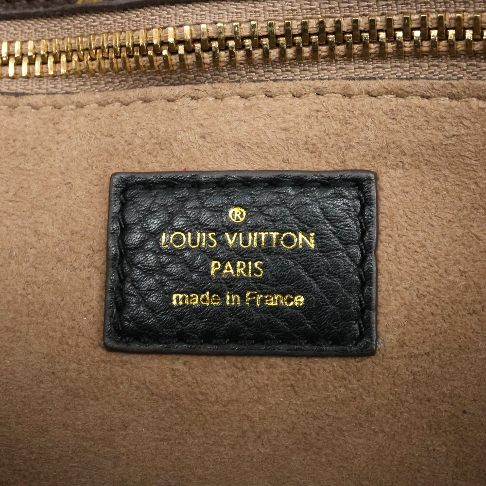 Louis Vuitton Bag W PM Tote Monogram Brown Black Pebbled Leather Handbag - Picture 3 of 16